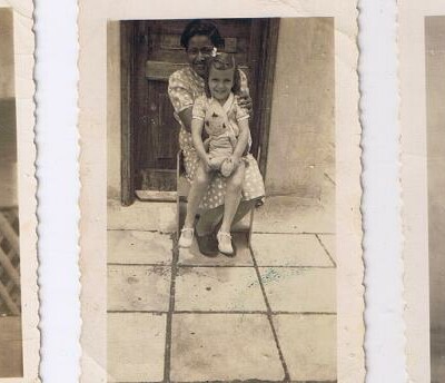 First two stages in my life: Rumichaca 1938 (I don't know the maid's name), Casa Frutal with "Oschi" and alone.