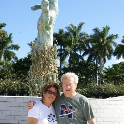 Rama and Moshe Rubin -- 2008, Holocaust Memorial, Miami, FL