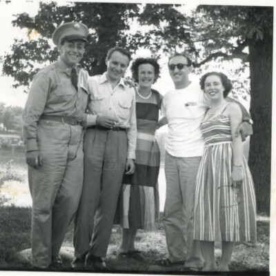 Renata & Rene Taube and Friedl Kovarys -- (undated)