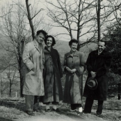 Rene & Renate Taube with two other people -- ca. 1950
