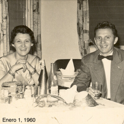 Fiesta de fin de ano con Johnny Felman y senora (undated)