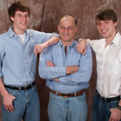 From left:  ed & Adam Grunewald -- 2009, Dallas, Texas