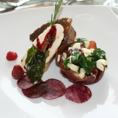 The lunch; as delicious (if not more) than it looks.