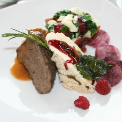 The lunch; as delicious (if not more) than it looks.