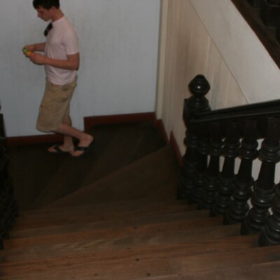 These stairs led up to "El Club."