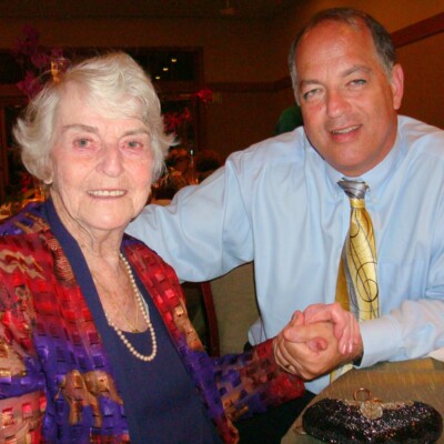 Ilse Grunewald (nee Koppel) and son, Ralph -- June 2009, San Diego, CA