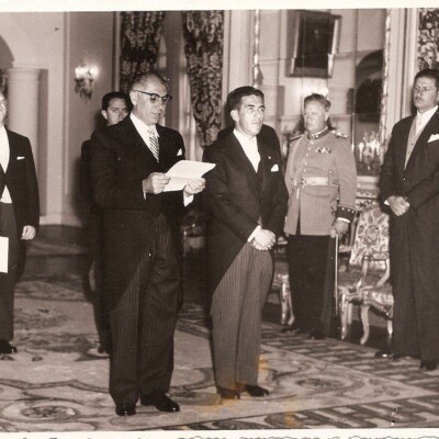 Ceremony at the President Palace in Quito.