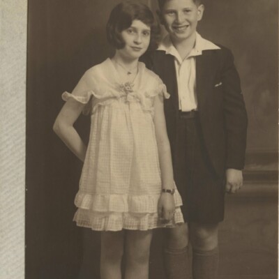 Gerda and Erwin Gumpel -- Erwin Gumpel's Bar Mitzvah -- 1933, Hamburg, Germany