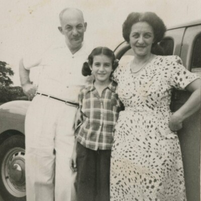 John and Magda Koppel with Katja Sifnaghel