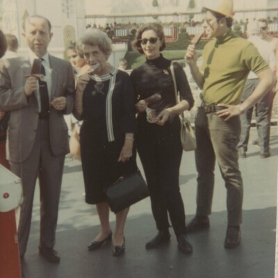 From left:  Erwin Gumpel, Lieschen Gumpel, Gerda Sifnaghel and Niko Sifnaghel