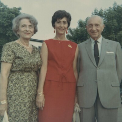 Lieschen Gumpel, Gerda Gumpel and Gustav Gumpel