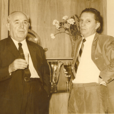 Leo Krumholz y Juan Suster (undated)