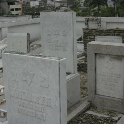 There are three sections to the Jewish cemetery.  (A newer one exists in another location.)