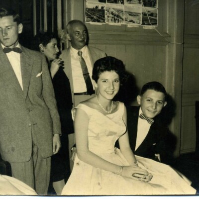 Miriam Grunaer, Boris Suster, John Koppel (in rear) -- 1957, Guayaquil