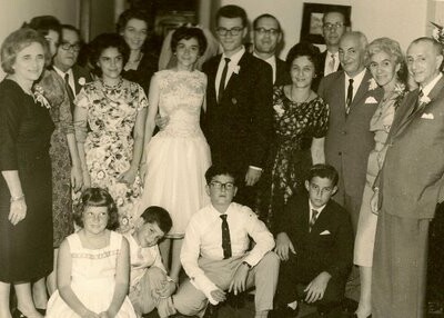 Wedding of Andy Lakatos and Katja Sifnaghel -- 1961, Guayaquil