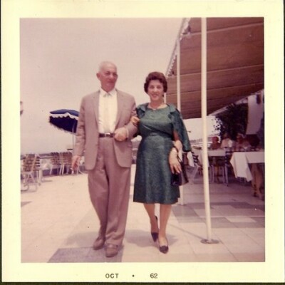 John and Magda Koppel -- 1962, Hotel Humboldt, Playas