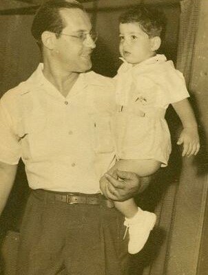 Heinz Grunewald and son, Ralph -- 1957, Guayaquil