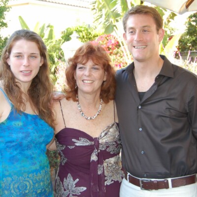 From left:  Madelyn Grunewald, Peggy Ratner (nee Grunewald) & Eric Ratner -- 2007, Chula Vista, CA