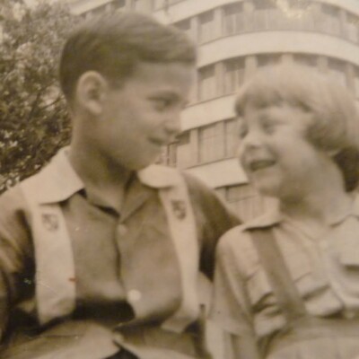 Peggy Ratner (nee Grunewald) and Peter Albers -- Guayaquil, ca. 1956/57