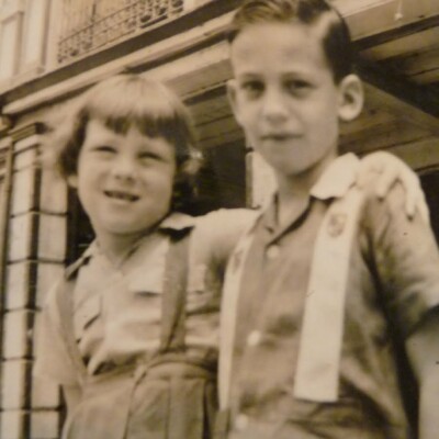 Peggy Ratner (nee Grunewald) and Peter Albers -- Guayaquil, ca. 1956/57