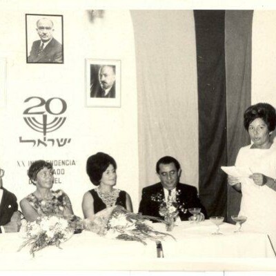 INGE FISCHLER, CZARNINSKIS, EMBAJADOR ISRAEL