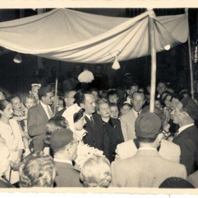 INGE AND ARTURO FISCHLER'S WEDDING