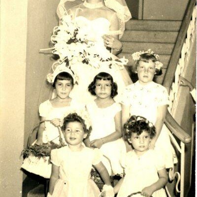 Matrimonio Rama y Moshe Rubin; y Vivi, Peggy, Nelly, Sonia, Nury, Monica, Susan Albers, Ruth Stern