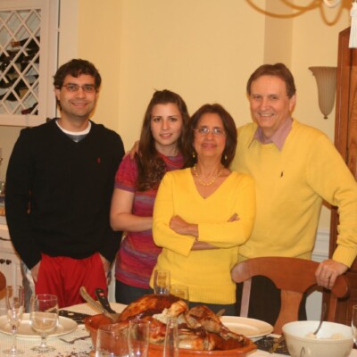 The Suster's from Wisconsin: Jenny, Saul, David and Dana -- Milwaukee, December 2009