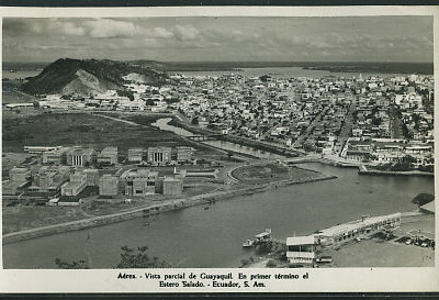 Guayaquil -- Vista parcial de Guayaquil.  En primer termino el Estero Salado.