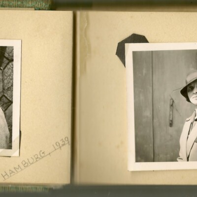 “Hamburg, 1939”John Koppel/Opa Aki“Hamburg, 1939”		Magda Koppel/Oma Moschi-- pages 9 & 10