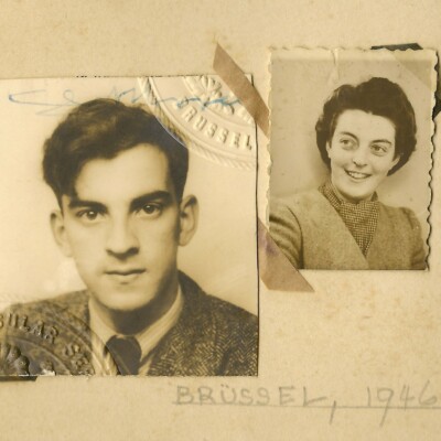 “Brussel, 1946”		L:	Gert Koppel/Tio		R:	Ilse Koppel/Mami-- page 44