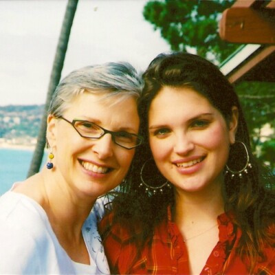 From left:  Marilyn (nee Prooth) and Emily Grunewald -- 2009, La Jolla. CA