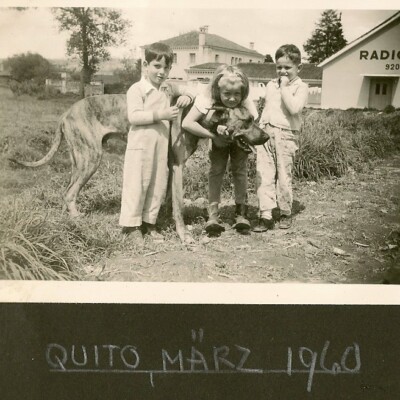 Ralph Grunewald (left) -- 1960, Quito
