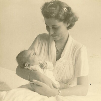 Edith Koppel (nee Wellisch) & son, Tom -- 1953, Guayaquil