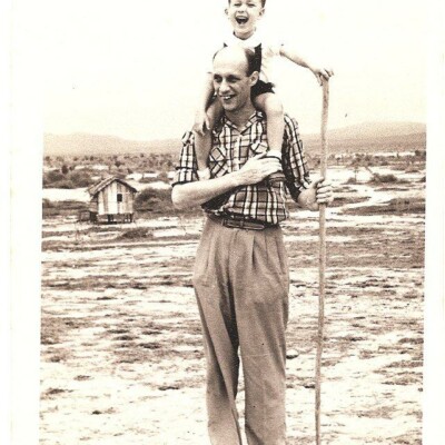 Playas -- Father and me.