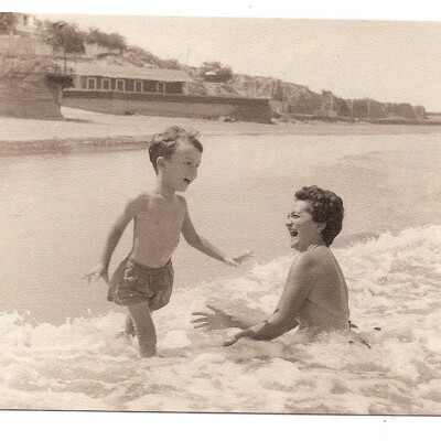 Playas -- Wonderful sea and beach (with my mother).