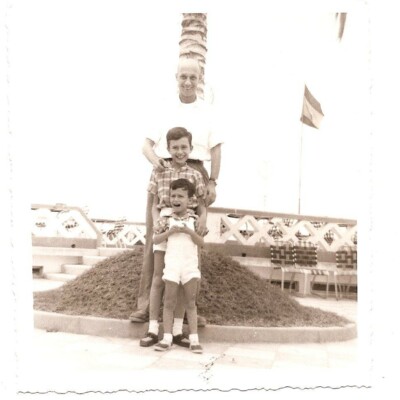Playas -- Father, me, and Michael ca. 1960 (one of our last visits to Playas).