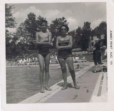 John "Puli" Fried and his mother -- August 1955