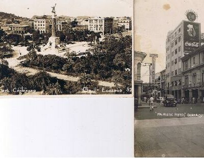 From Cati Holland (nee Cohn), Hadera, Israel:  These two cards were sent by Gertrud Janowitzer to my grandmother, Recha, to Chile.  She used to sit with Mrs. Janowitzer in a cafe on Luque street, if I remember correctly.  Mrs. Janowitzer made hairnets, and used to dye them in her tea!!!!!