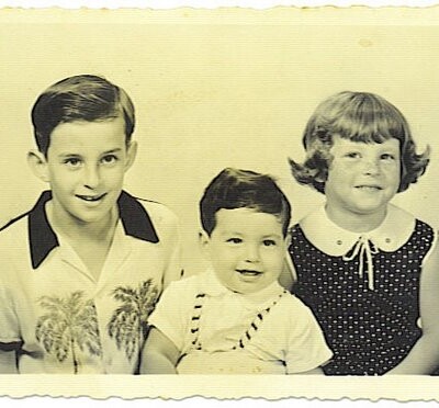 Fred, Ralph, and Peggy Grunewald -- 1956, Guayaquil