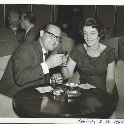 Heinz and Ilse Grunewald (nee Koppel) -- December 1961, Mexico City